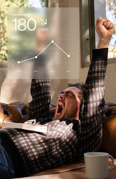 Person yawning