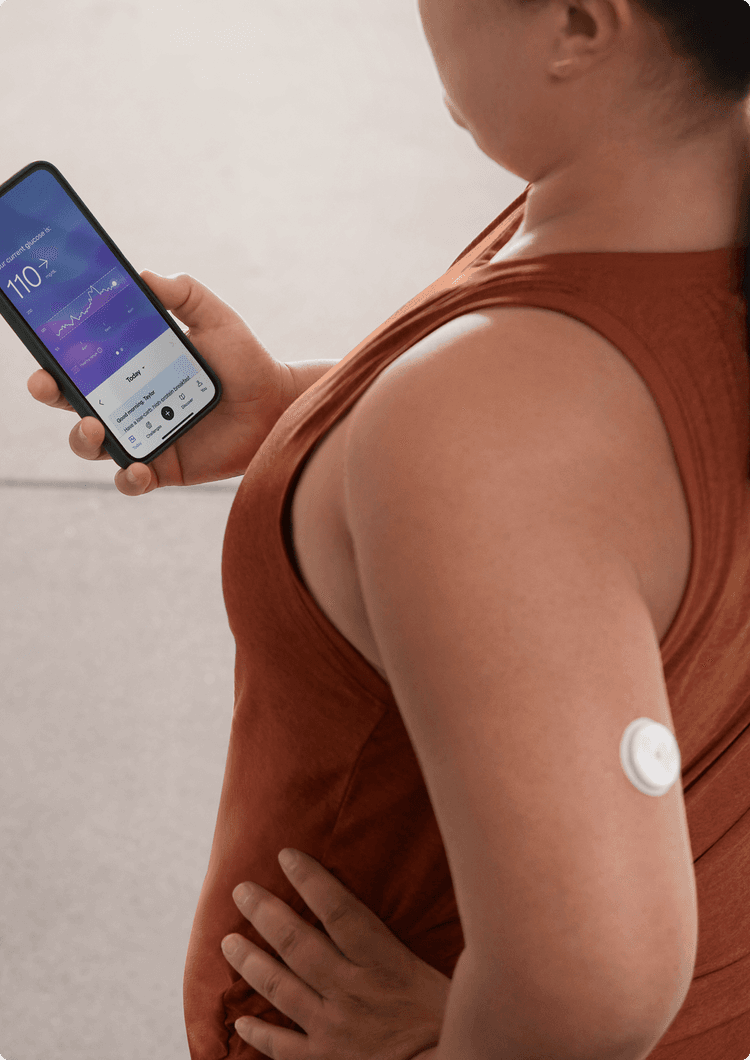 Lingo helps you track your glucose data with real-time feedback. You can manually enter exercise into Lingo or sync with Apple Health. 
