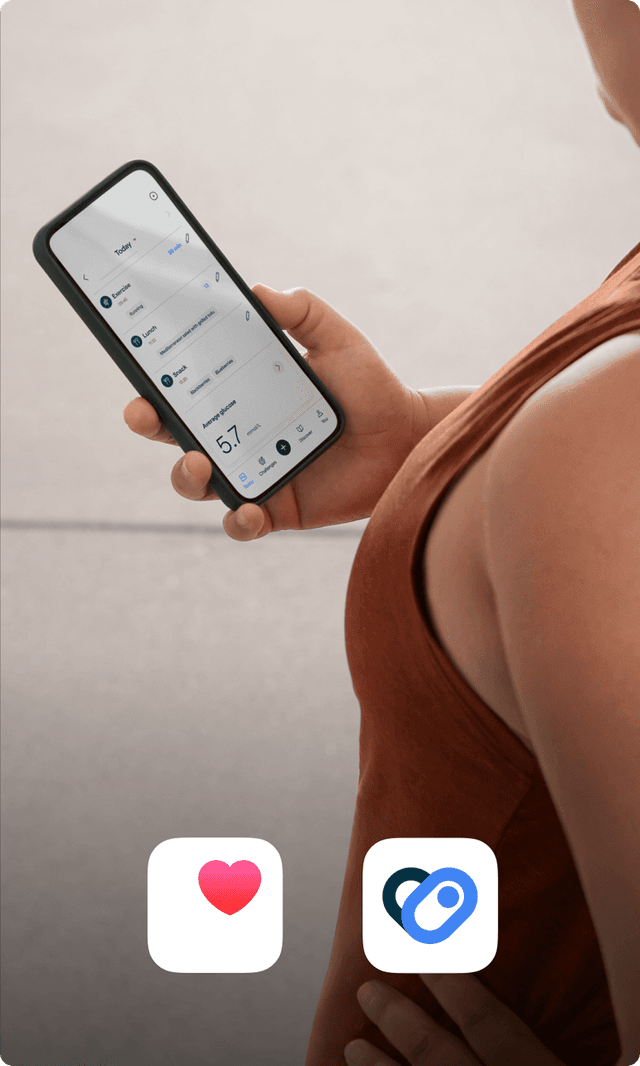 Woman looking at the Lingo app on her phone