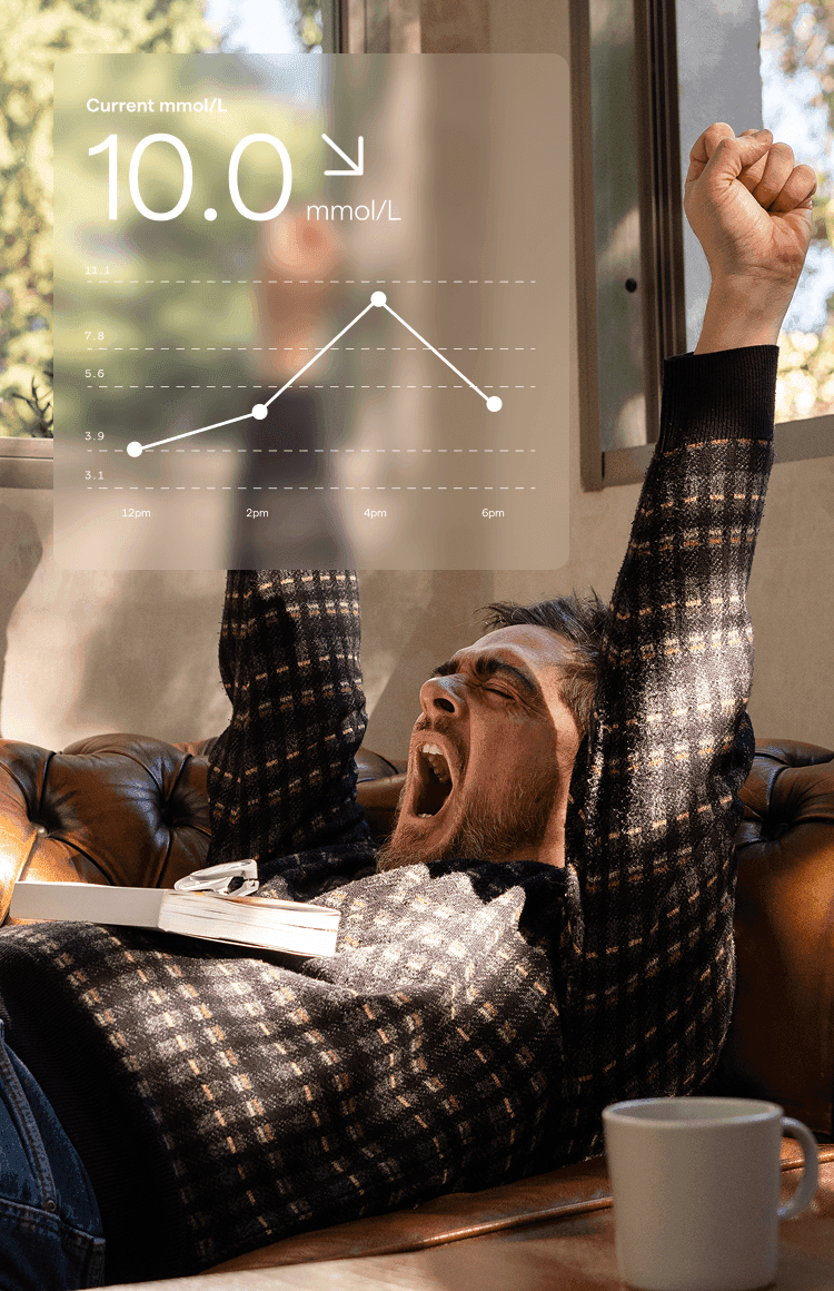 Person yawning