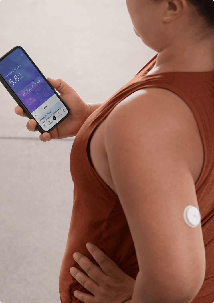 Lingo helps you track your glucose data with real-time feedback. You can manually enter exercise into Lingo or sync with Apple Health.