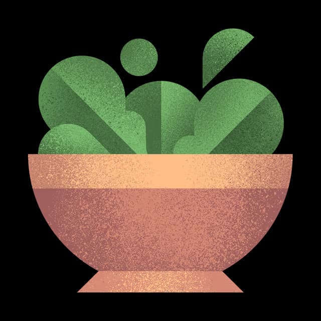 Illustration of a salad