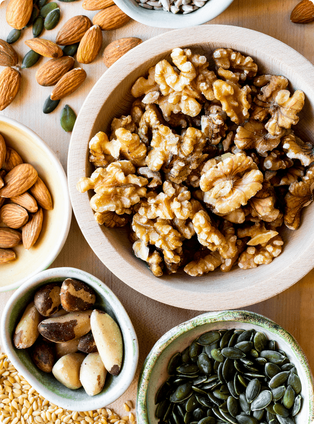A close up of dishes of food.