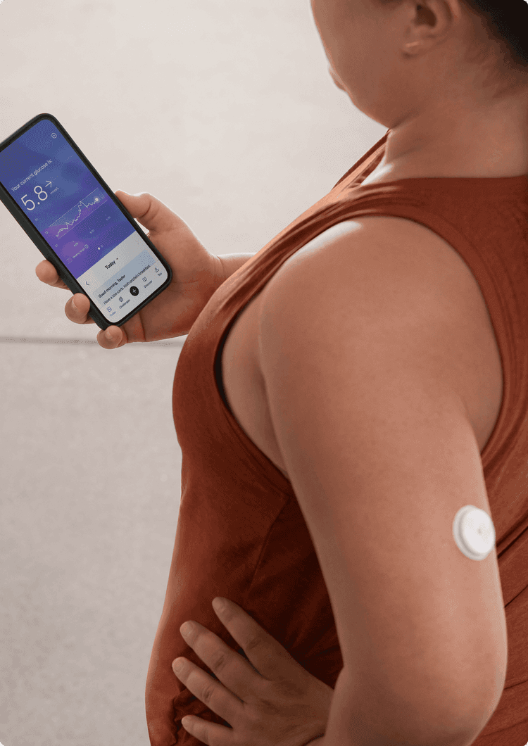 Lingo helps you track your glucose data with real-time feedback. You can manually enter exercise into Lingo or sync with Apple Health.
